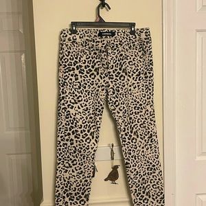 Express leopard ankle legging